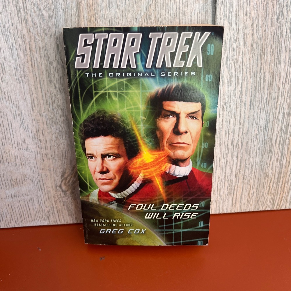 Star Trek TOS Foul Deeds Will Rise Greg Cox Paperback 2014 Sci-Fi Novel